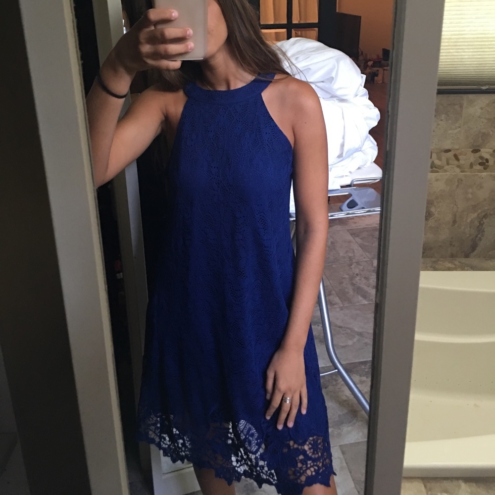 navy blue dress